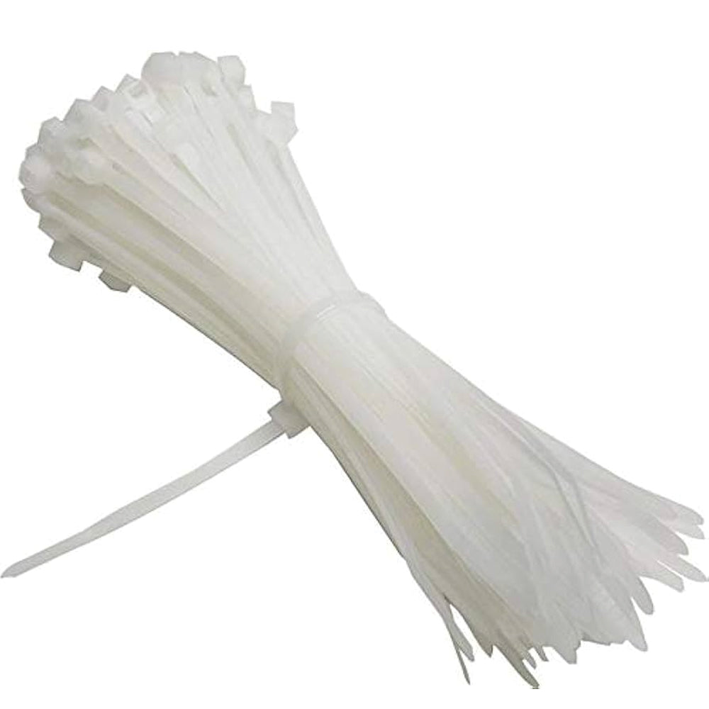 CABLE TIES 305X4.7 WHITE 100'S