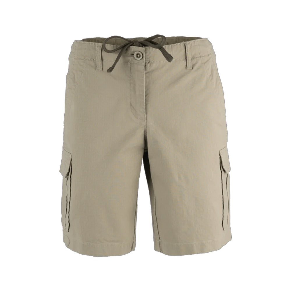 JONSSON WOMEN'S RIPSTOP CARGO SHORTS COLOUR-PUTTY SIZE 32