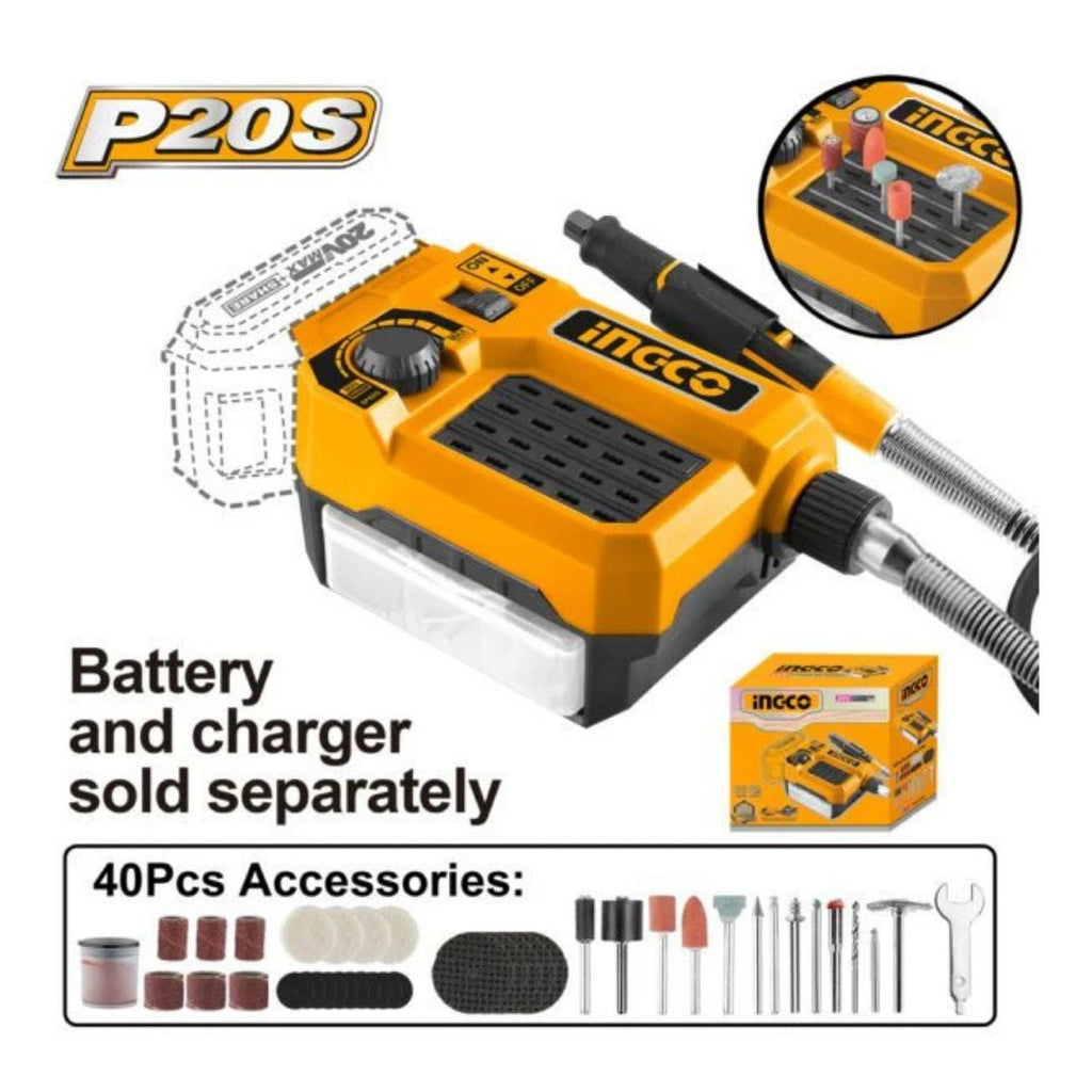 INGCO 20V PS+ C/L MINI GRINDER