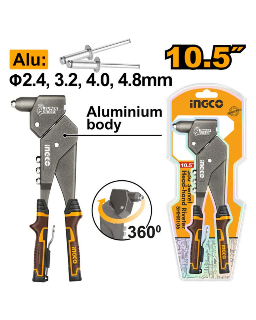 INGCO RIVETER HAND 360DEG SWIVEL