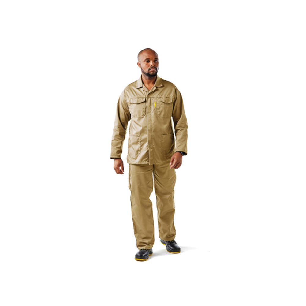 DROMEX EXECUFIT POLYCOTTON CONTI JACKET COLOUR-KHAKI SIZE 40