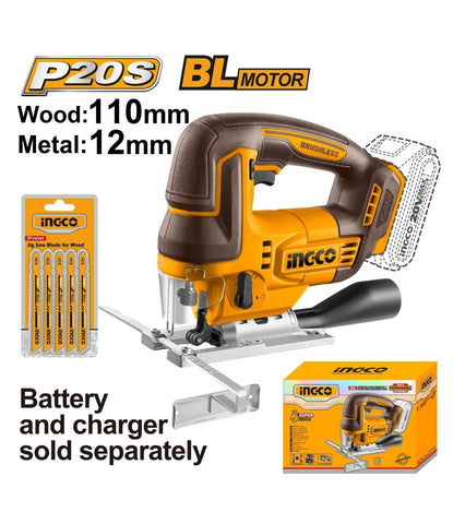 INGCO 20V PS+ C/L JIGSAW 5P BLADE