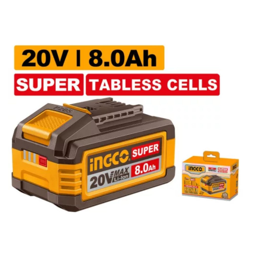 INGCO 20V BATTERY 8.0A.H