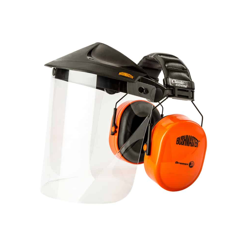 DROMEX BUSHMASTER EAR DEFENDER WITH PC VISOR