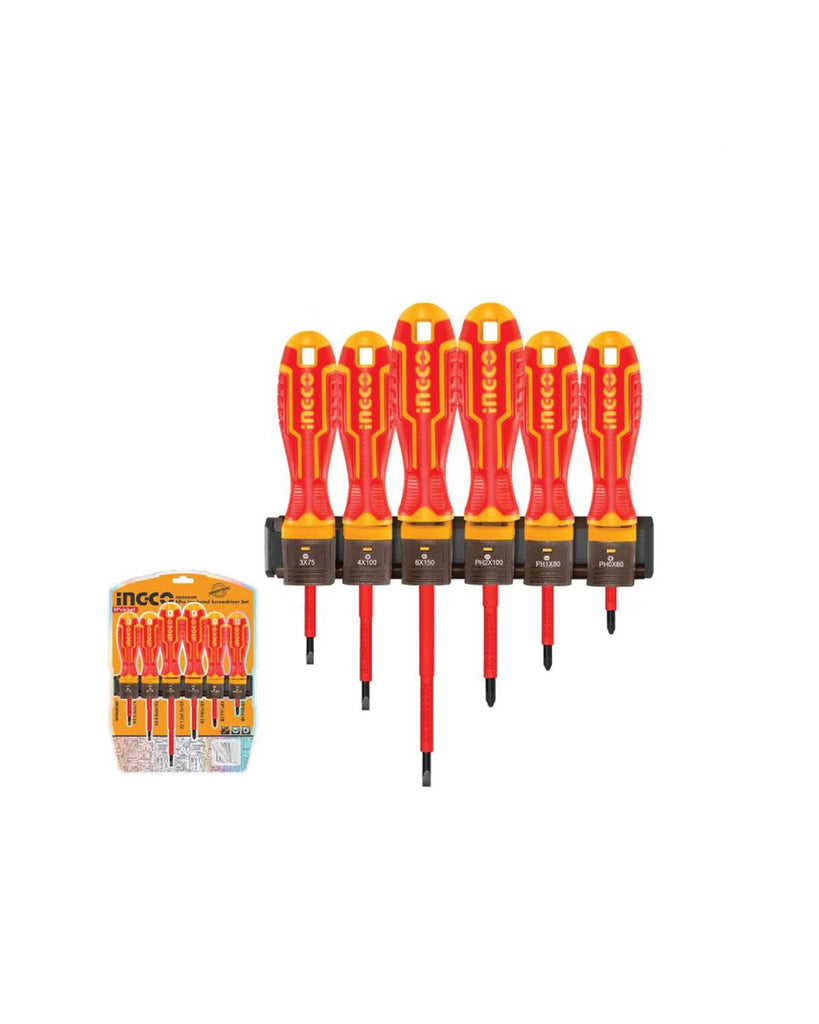 INGCO INSULATED S/DRIVER SET 6PC CRV