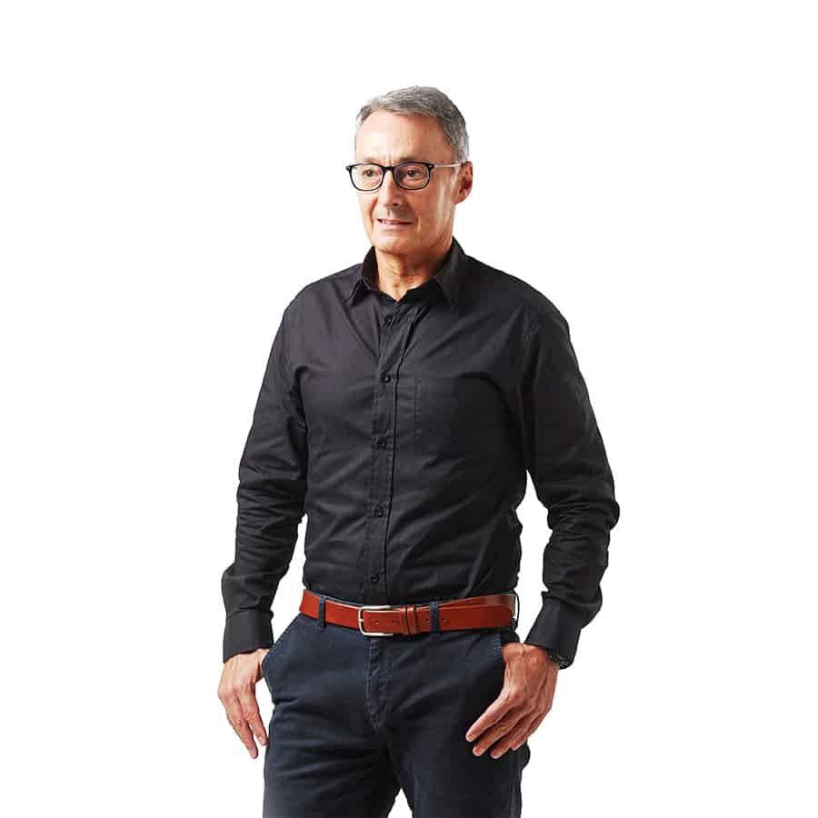 DROMEX FORMAL LONG SLEEVE SHIRT COLOUR-BLACK SIZE-2XL