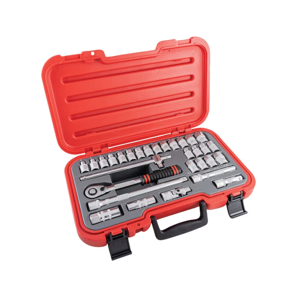 KENNEDY 82PCE MM/AF/BA/TQ SOCKETSET 1/4" SQ DR