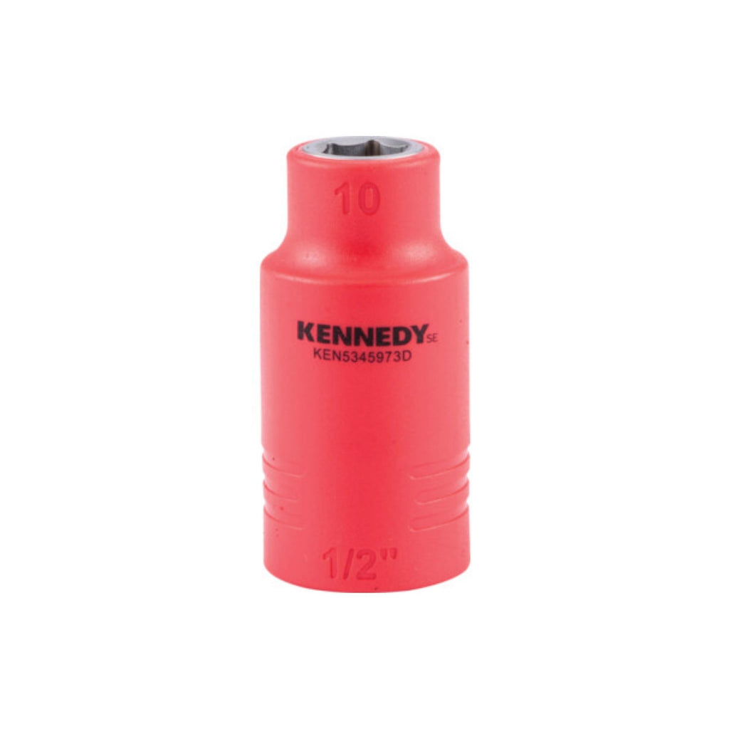 KENNEDY SE 1/2"" INSULATED HEXAGON SOCKETS-10MM