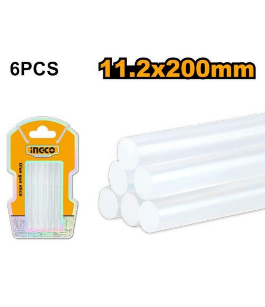 INGCO GLUE STICK 11.2X200MM 6/CARD