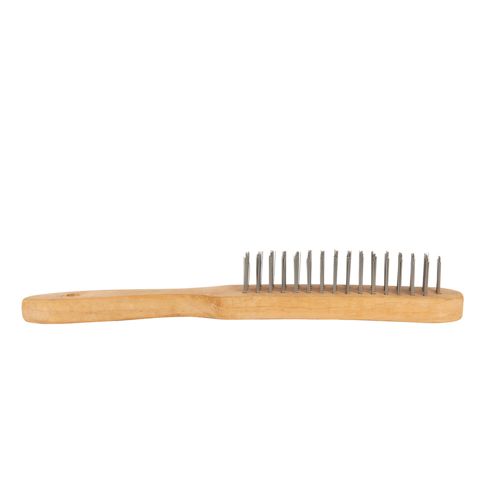 BRUSH WIRE 4 ROW W/HANDLE