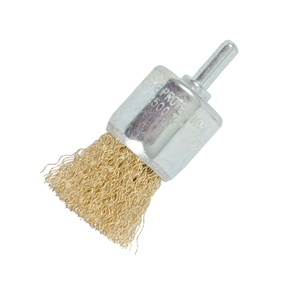 TORK CRAFT WIRE END BRUSH 30MM X 6MM SHAFT BLISTER