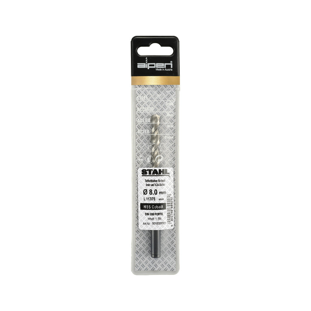 ALPEN HSS FORTE COBALT DRILL BIT 2.5MM