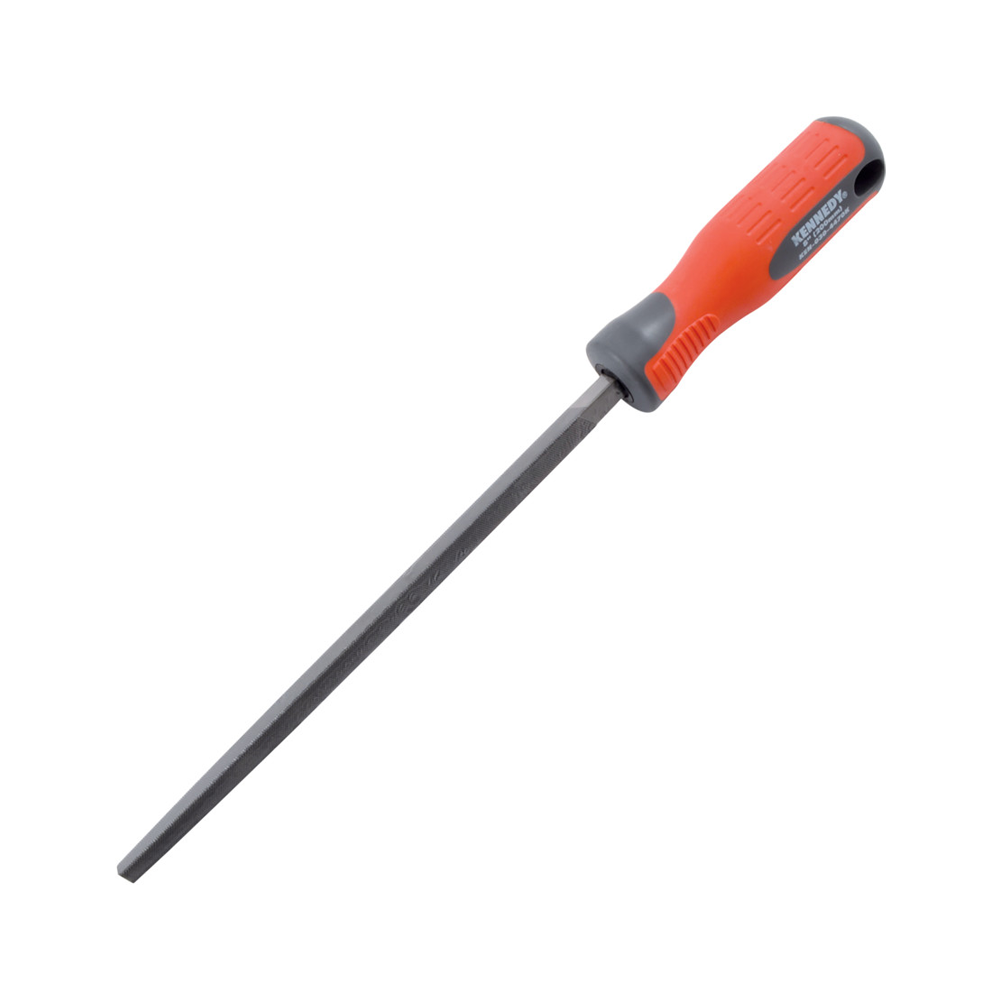 KENNEDY 8" (200mm) H/ROUND BASTARD ENGINEERS FILE+HANDLE