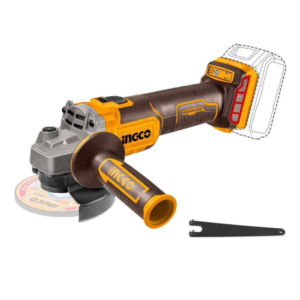 INGCO 20V PS+ C/L GRINDER 115MM 1200W BRUSHLESS 0ml