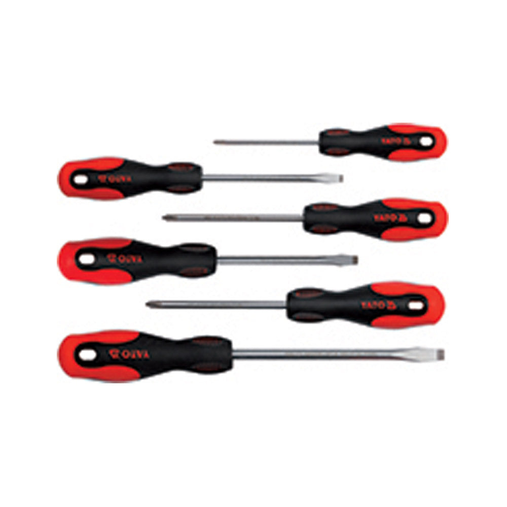 YATO SCREWDRIVER SET MAGNET-TIP 6PC