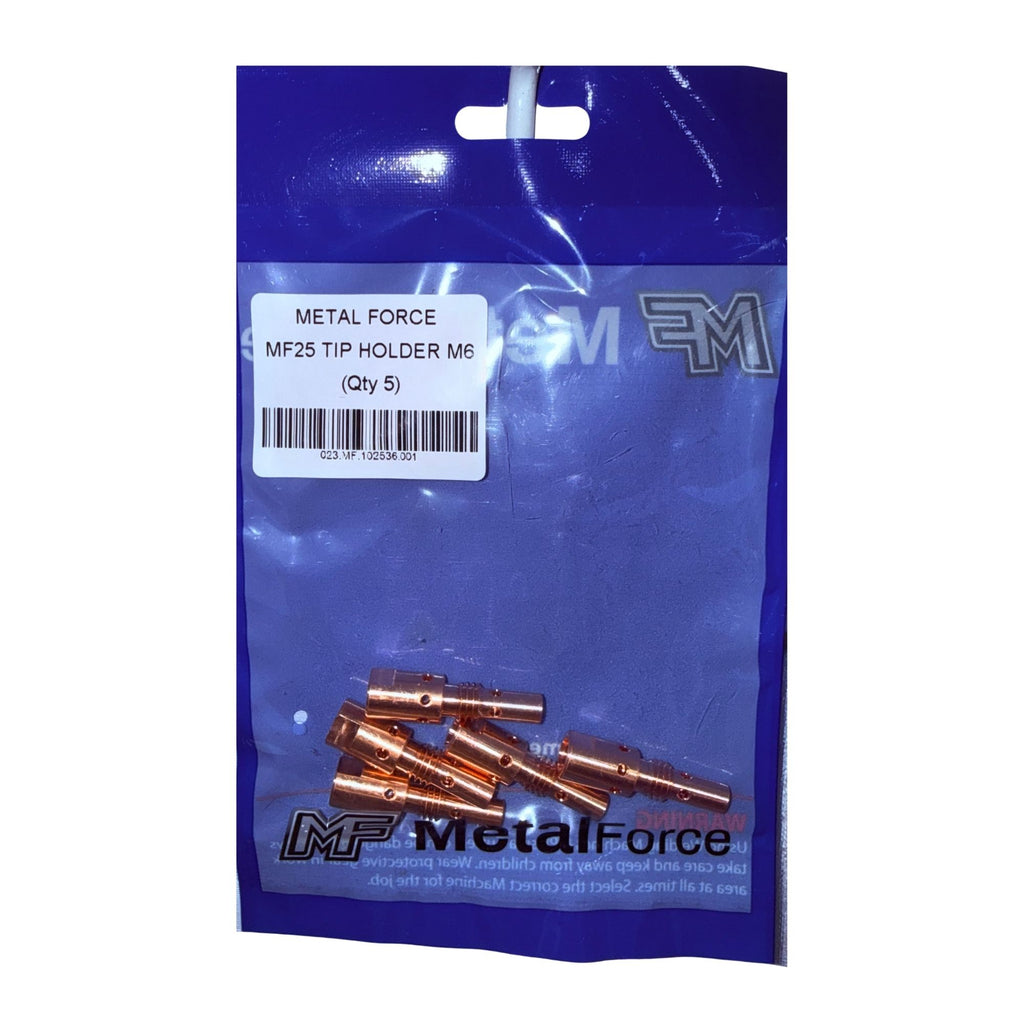 METAL FORCE MF25 TIP HOLDER M6 (PACK OF 5)