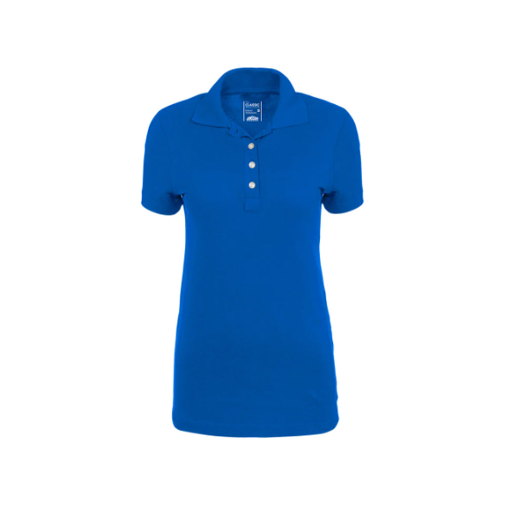 JONSSON WOMENS FITTED GOLFER COLOUR-COBALT BLUE SIZE-L