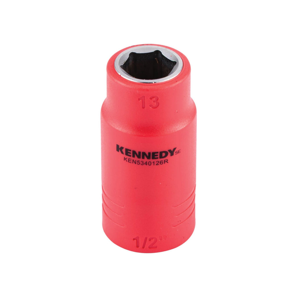 KENNEDY SE 1/2"" INSULATED HEXAGON SOCKETS-13MM