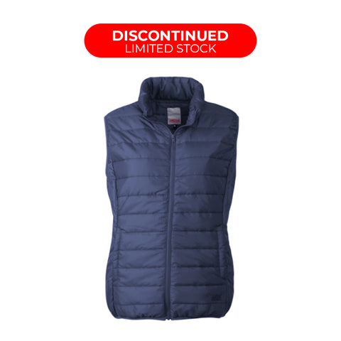 JONSSON WOMAN'S PACKABLE BODY WARMER COLOUR-NAVY SIZE-XL