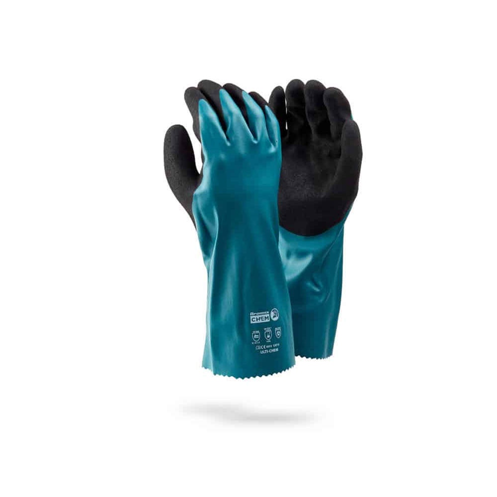 DROMEX NITRILE TRIPPLE DIPPED CHEMICAL GLOVE