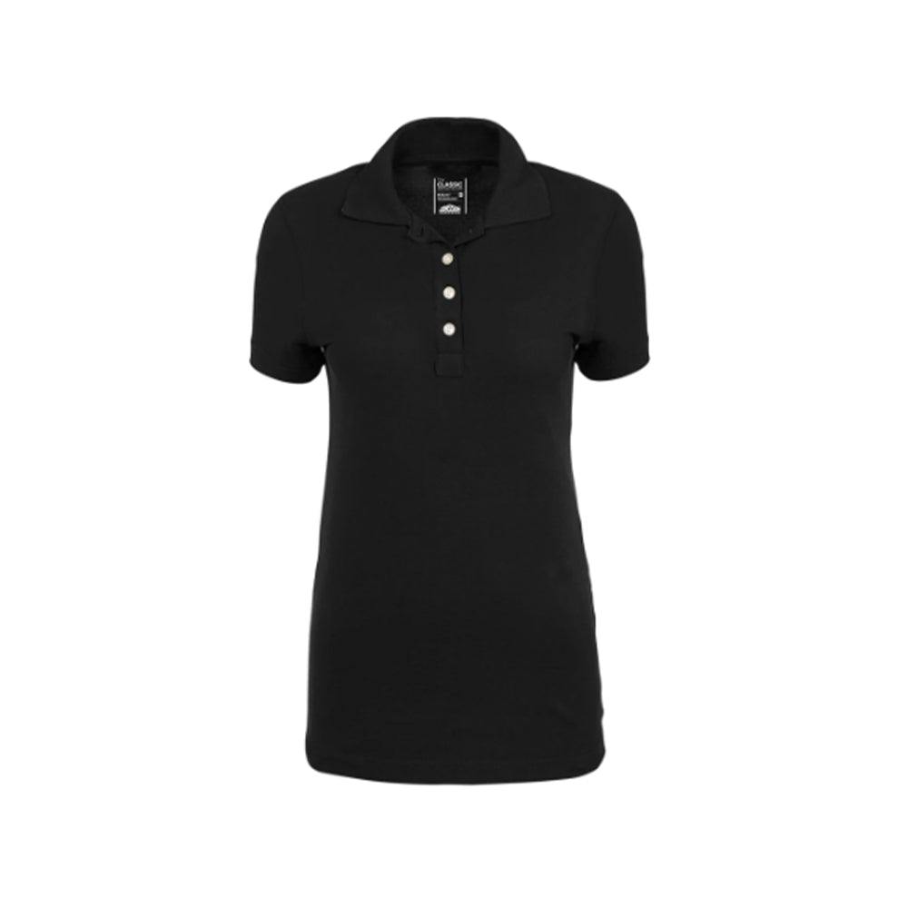 JONSSON WOMENS FITTED GOLFER COLOUR-BLACK SIZE-M