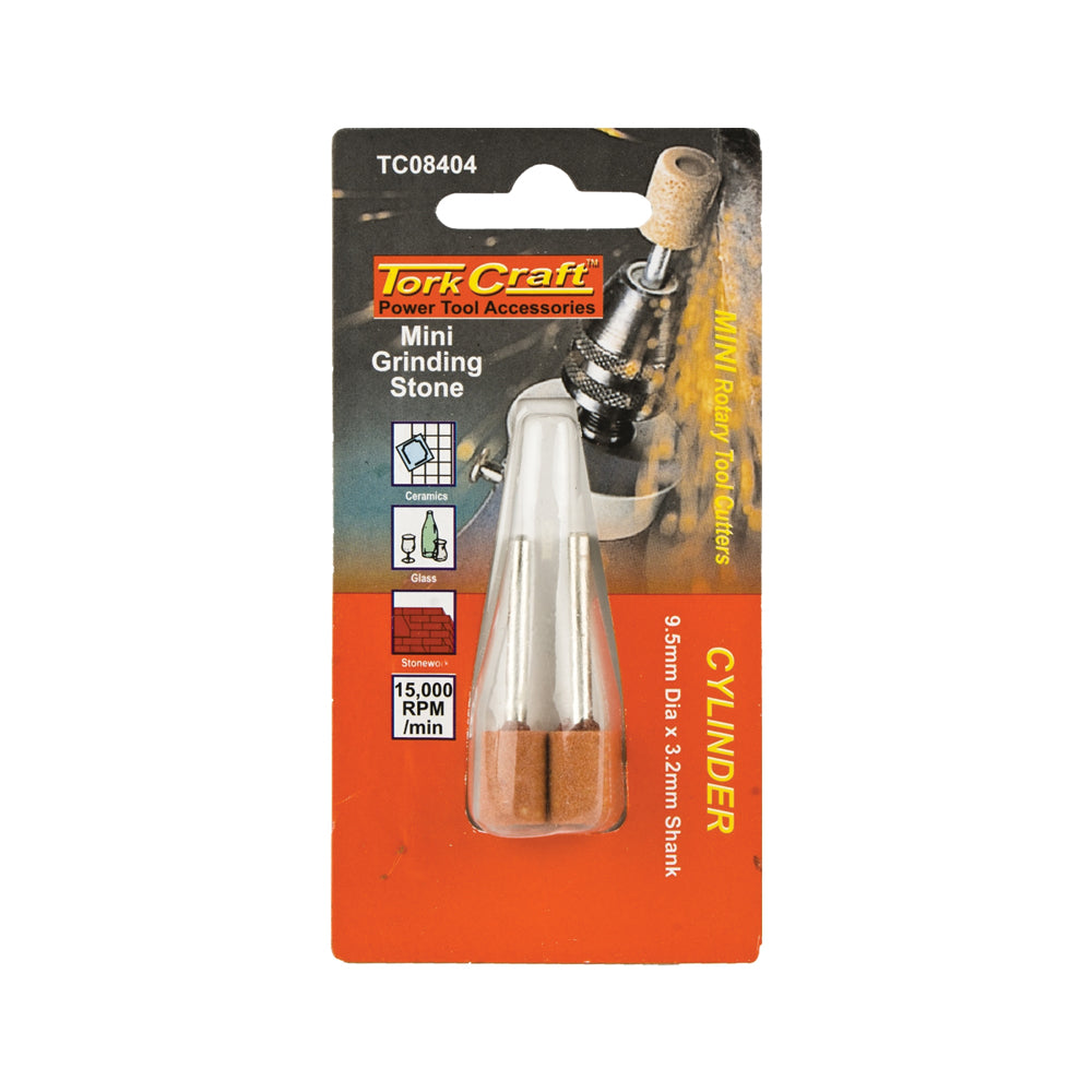 MINI GRINDING STONE 9.5MM CYL. 3.2MM SHANK