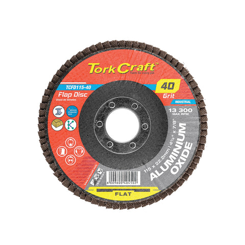 TORK CRAFT FLAPPER DISC 115MM P40