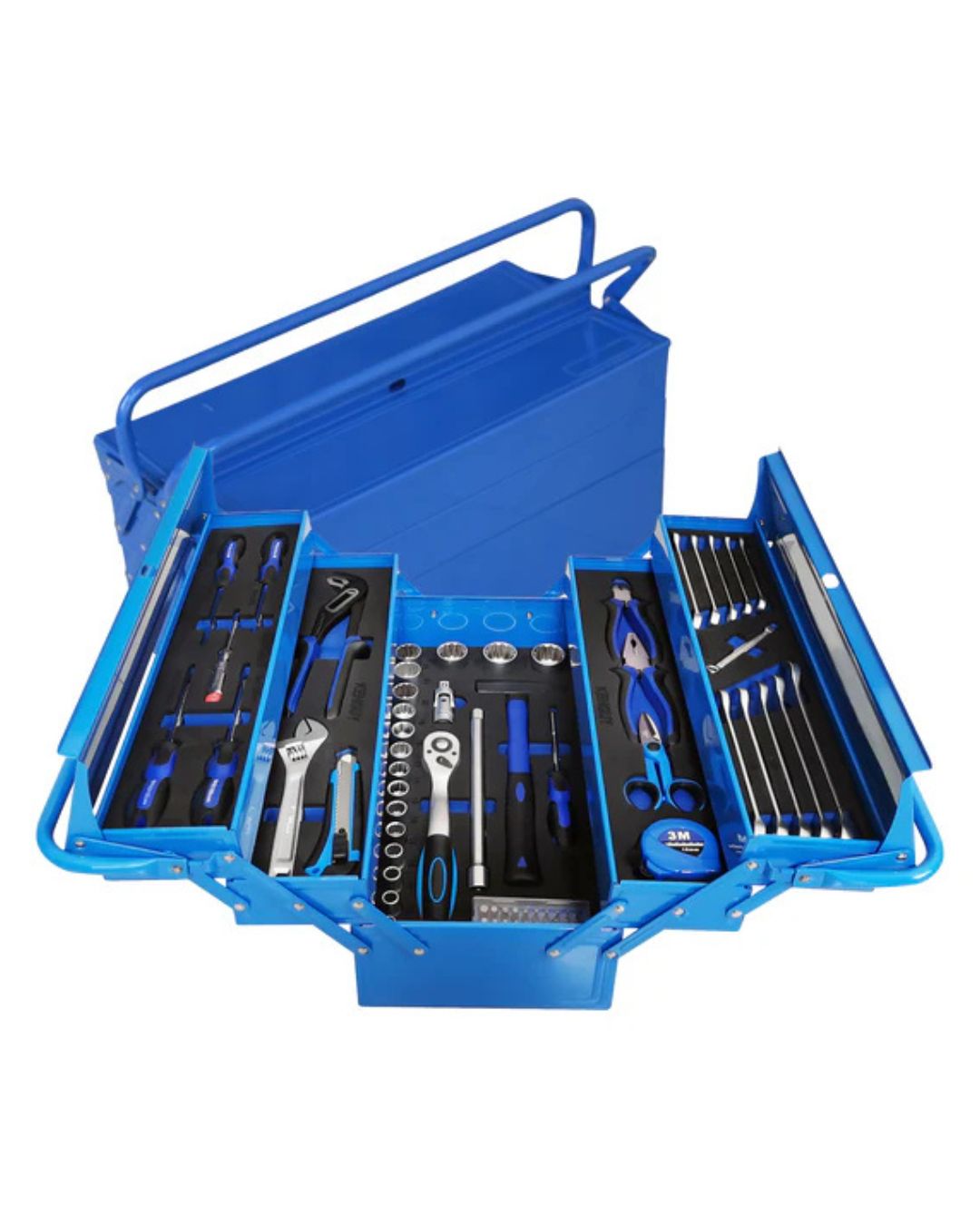 KENGUY CANTILEVER TOOL SET BLUE & BLACK (76-PC) - Cosmo Group