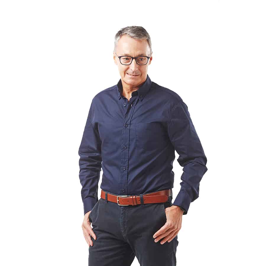 DROMEX FORMAL LONG SLEEVE SHIRT COLOUR-NAVY SIZE-2XL
