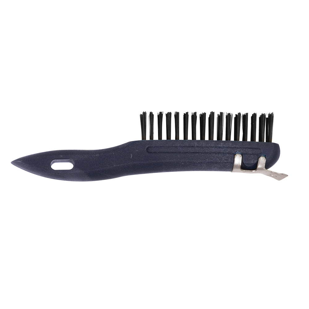 BRUSH WIRE 4 X 16 PLAS. HANDLE