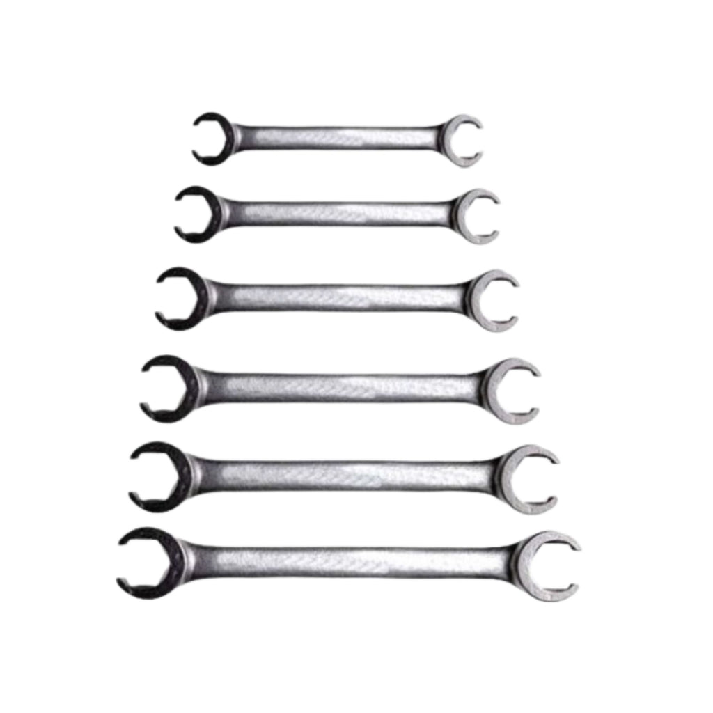 KENNEDY 6-22mm FLARE NUT RING SPANNER SET 6PC