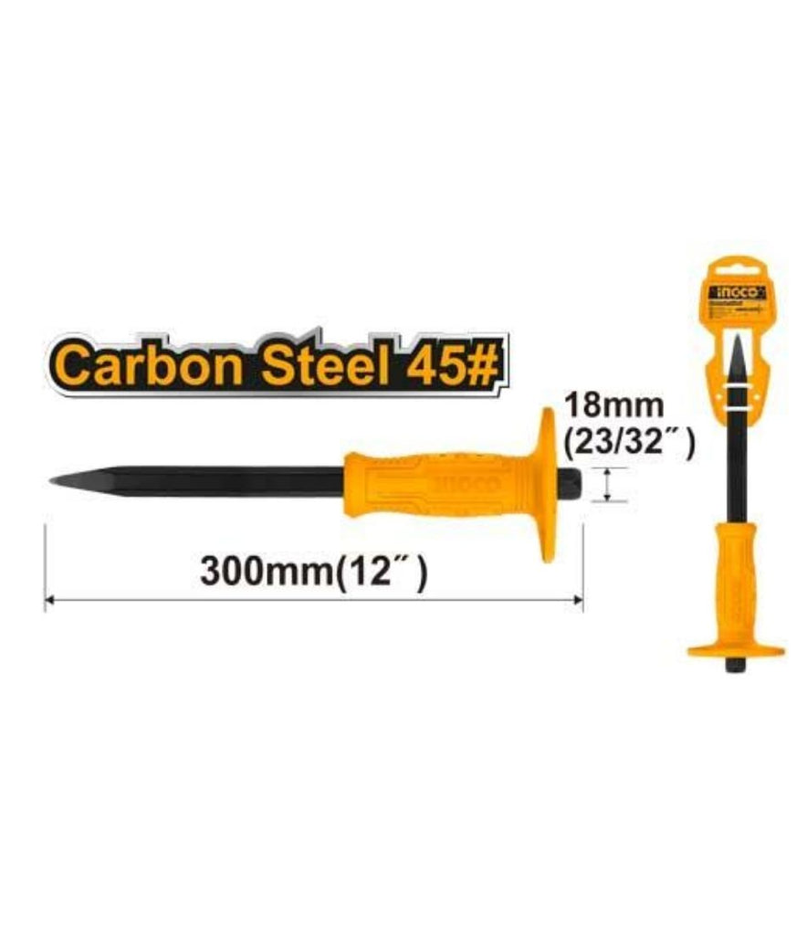 INGCO CHISEL CONCRETE 4MM X 300 + GUARD