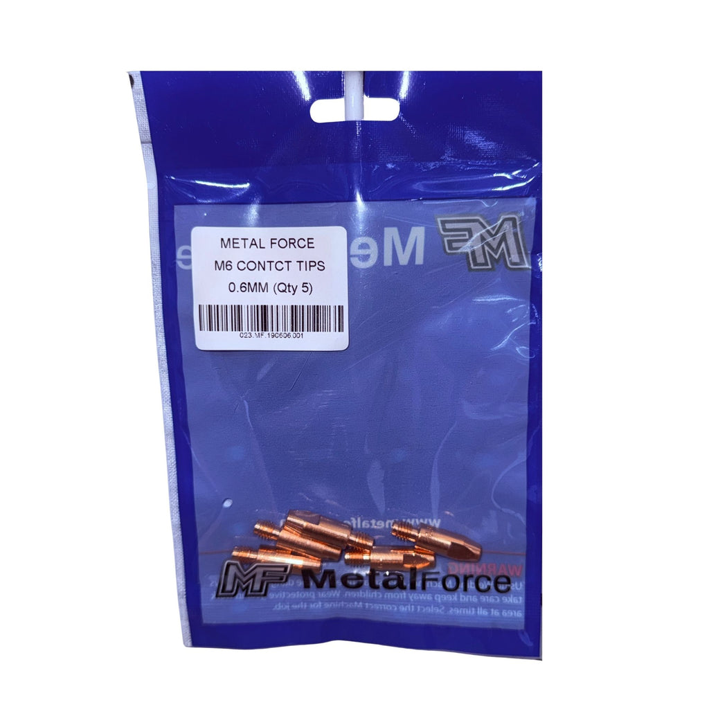 METAL FORCE M6 CONTACT TIPS 0.6MM (PACK OF 5)