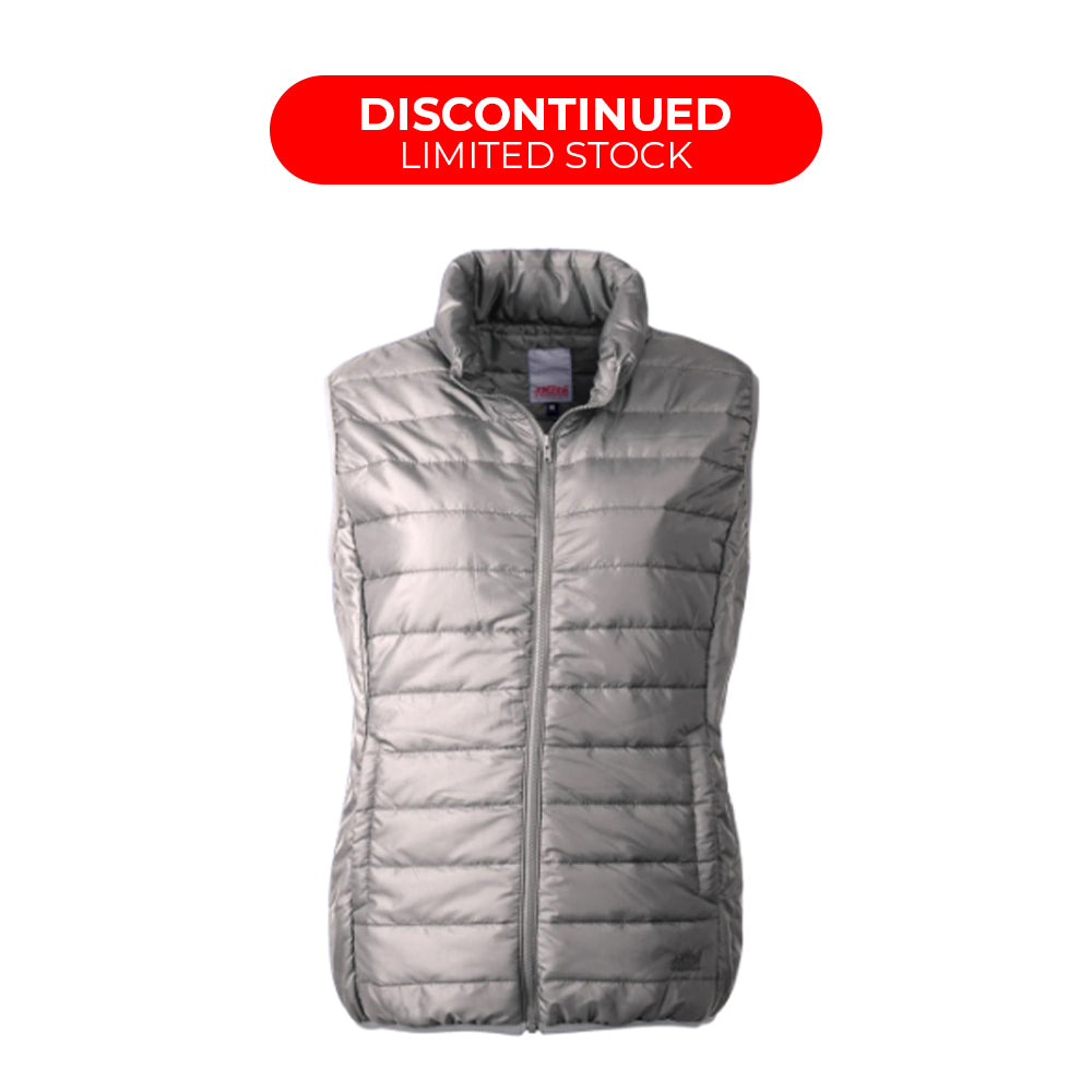 JONSSON WOMAN'S PACKABLE BODY WARMER COLOUR-GREY SIZE-3XL