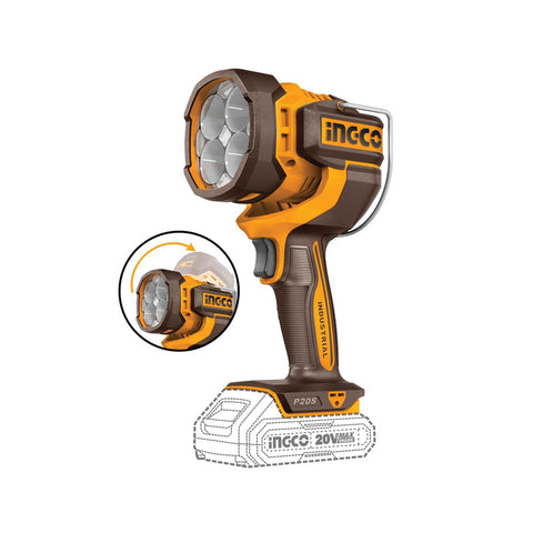 INGCO 20V PS+ C/L 2000 LUMENS WORK LAMP NO B/C 0ml