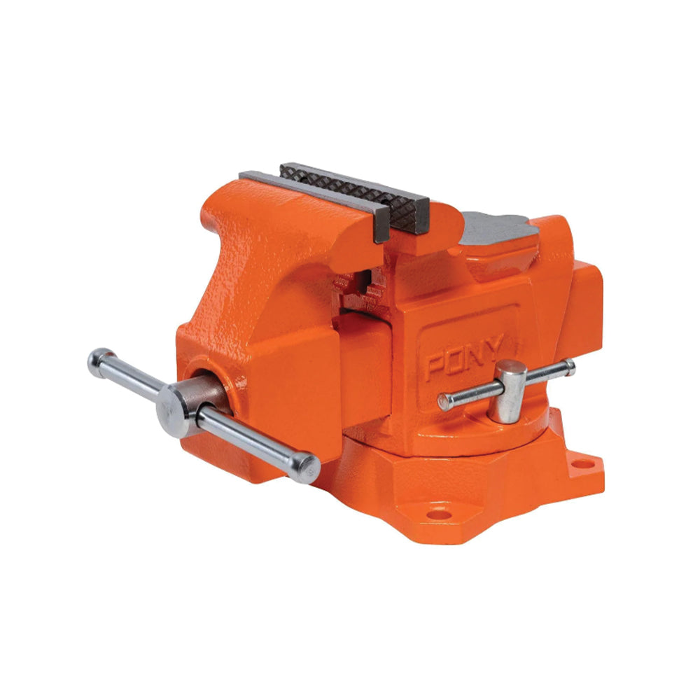 PONY 4"" HEAVY-DUTY WORKSHOP BENCH VISE SWIVEL BASE