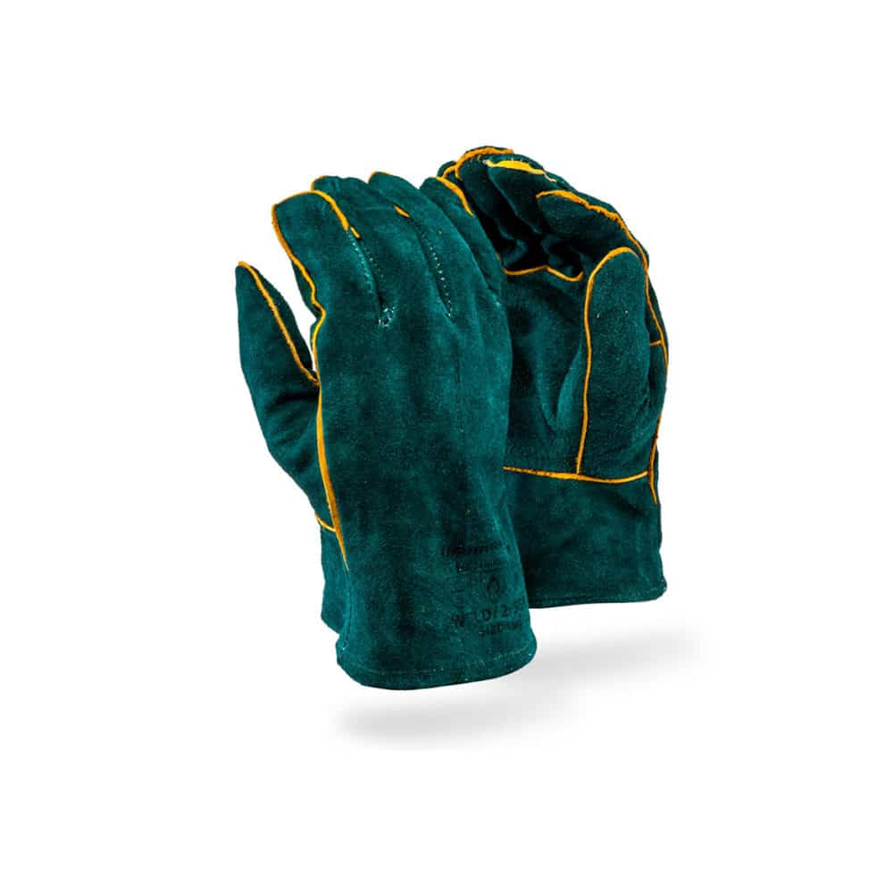 DROMEX GLOVES GREEN LINED ELBOW LENGTH(60)