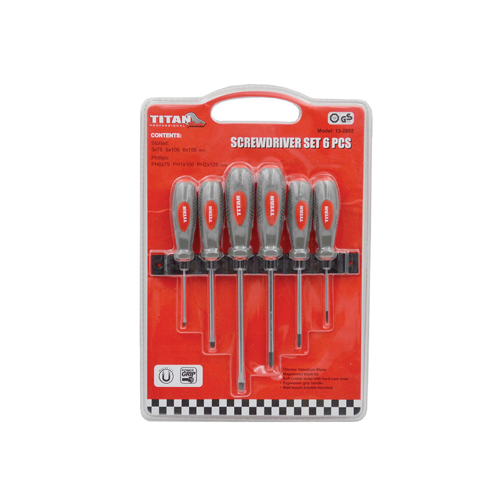 TITAN 6PC SCREWDRIVER SET
