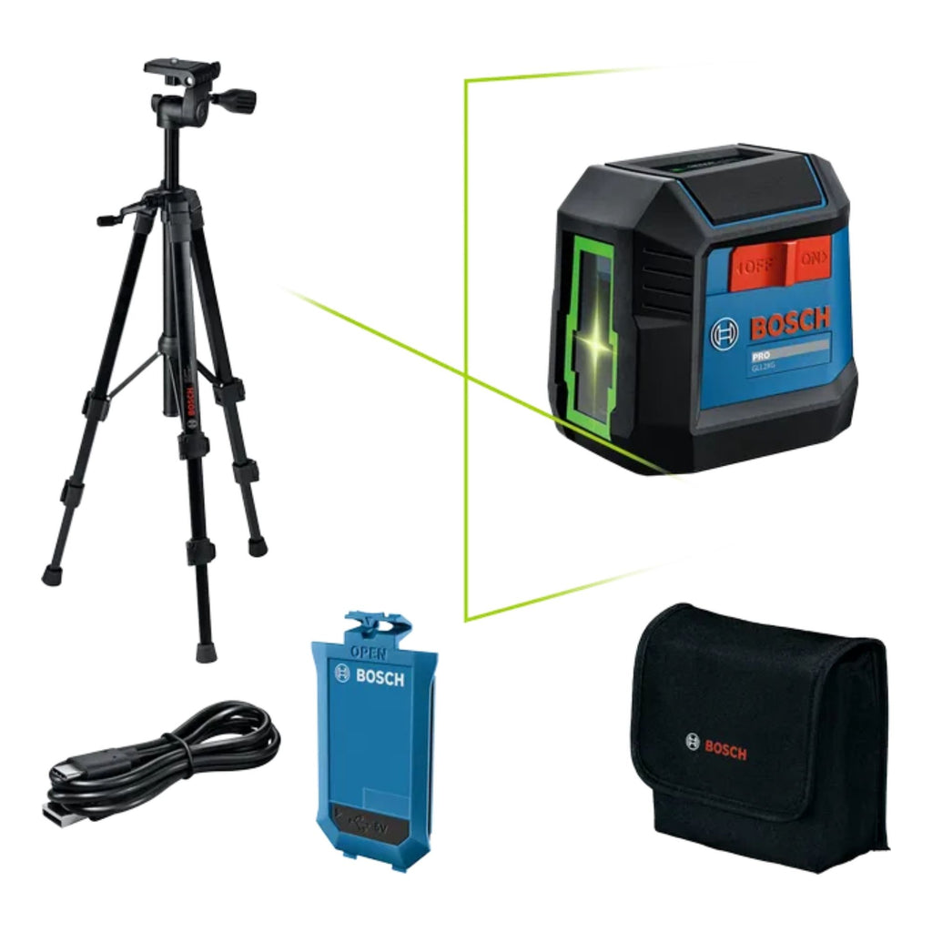 BOSCH PROFESSIONAL CROSS LASER LEVEL UNIVERSALLEVEL 2 SET