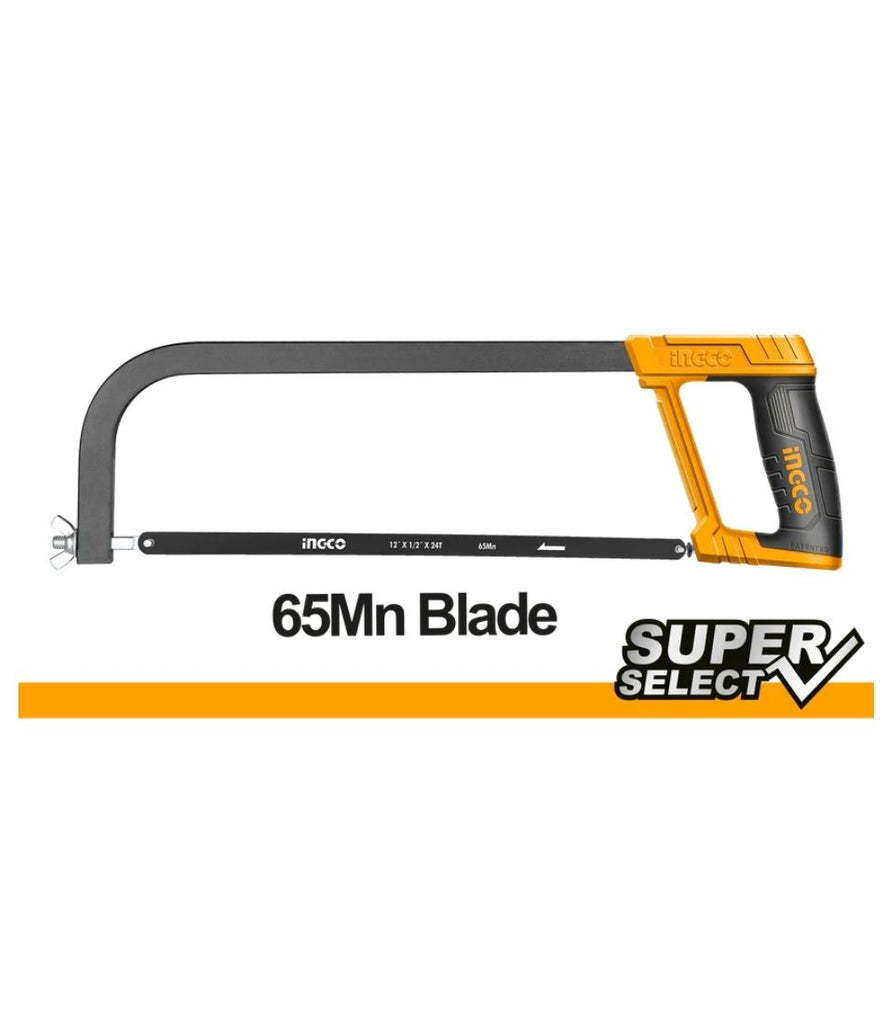 INGCO HACKSAW FRAME 300MM S/GRIP BL BLADE