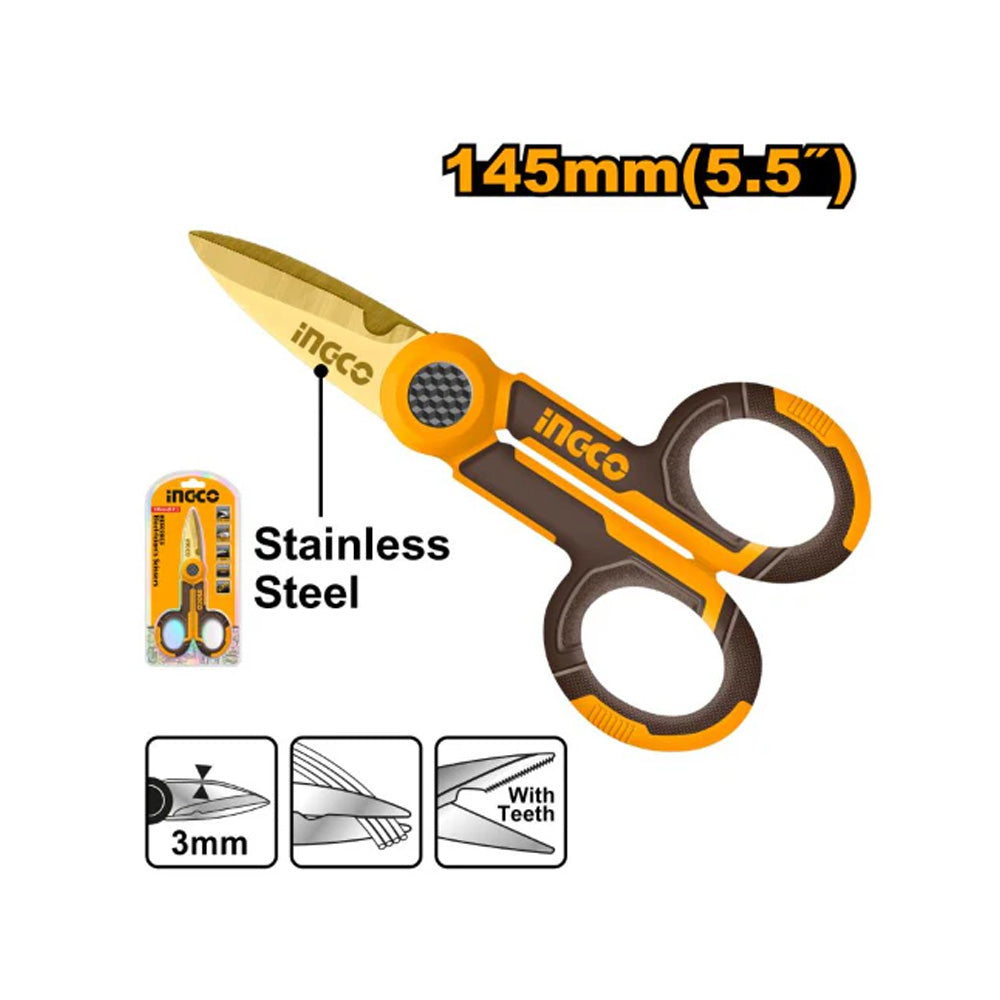 INGCO SCISSOR ELECTRICIANS 145MM
