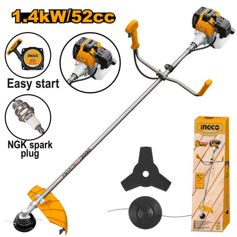 INGCO BRUSH CUTTER 52CC 2HP DUAL FUN