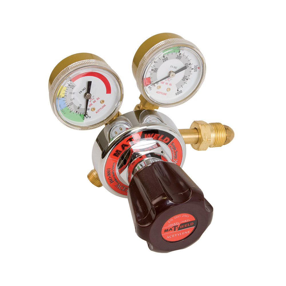 MATWELD REGULATOR ACET H/D SINGLE STAGE