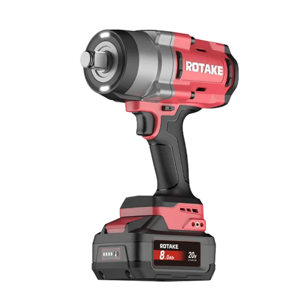 ROTAKE 20V CORDLESS HIGH-TORQUE IMPACT WRENCH 3/4"  INCL. 2 X 8A.H BATT & CHA