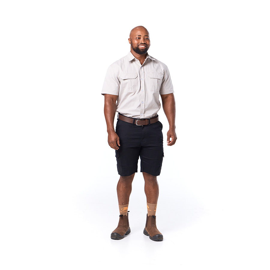 DROMEX HORIZON SHORT SLEEVE KHAKI WORKSHIRTS