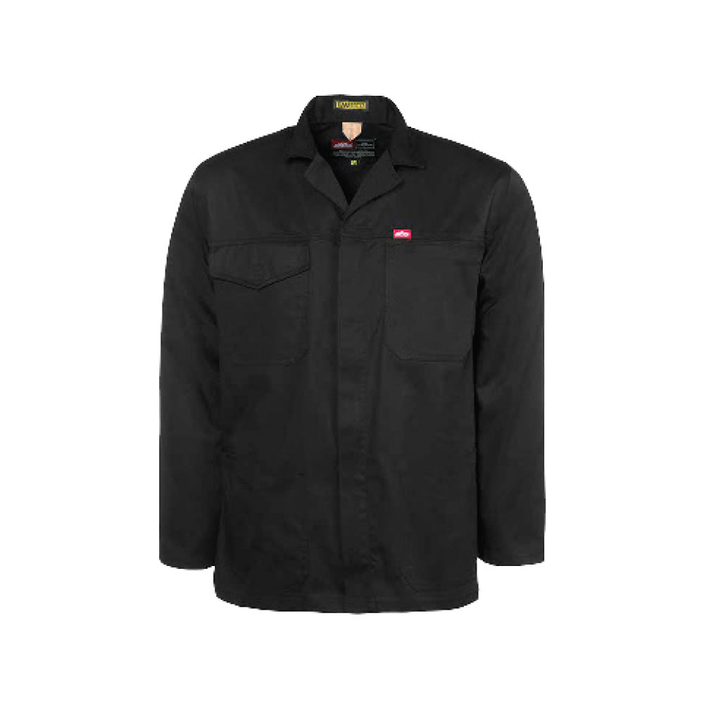 JONSSON POLYCOTTON WORK JACKET COLOUR-BLACK SIZE-L