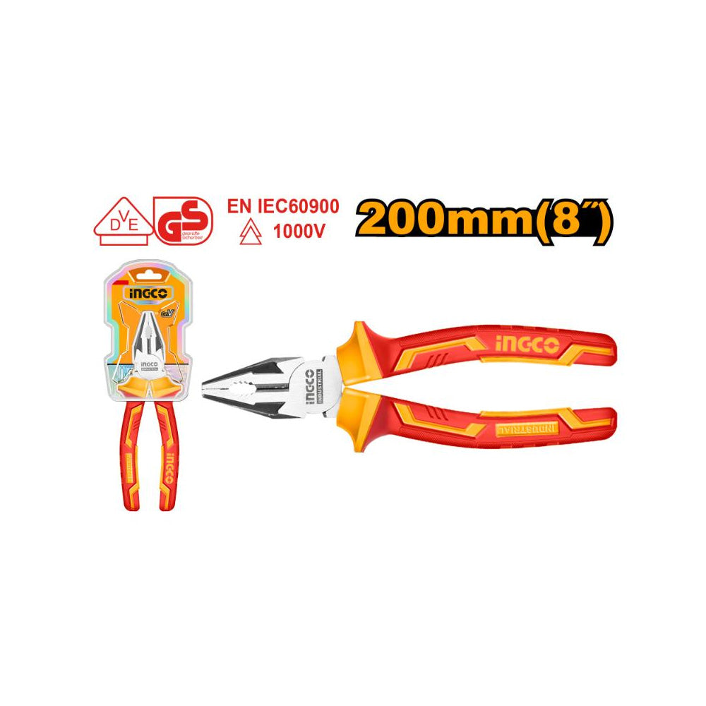 INGCO PLIER VDE 1000V 200MM COMBINATION