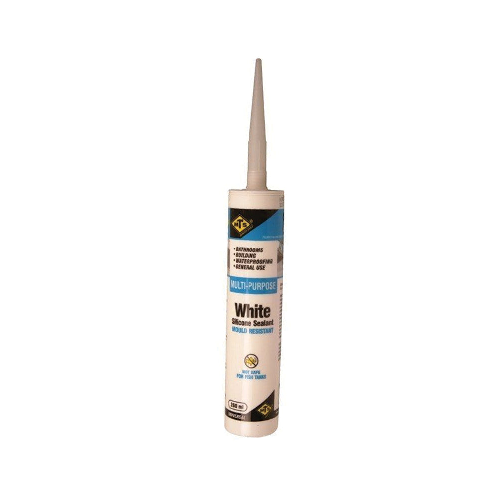 SILICONE MTS SEALANT WHITE 260ML (24)