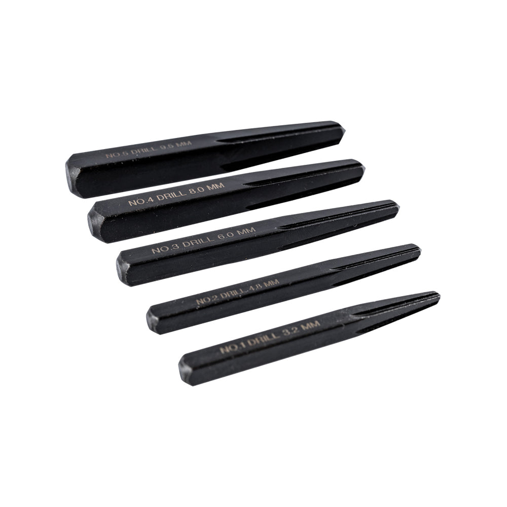 TORK CRAFT SQUARE SCREW EXTRACTOR SET 5PCE