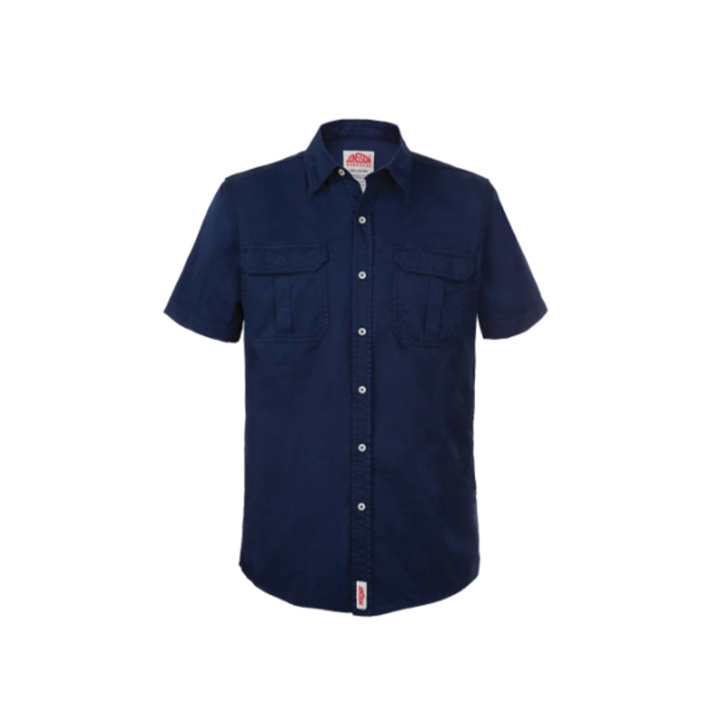 JONSSON LEGENDARY SHORT SLEEVE SHIRT COLOUR-NAVY SIZE-XL